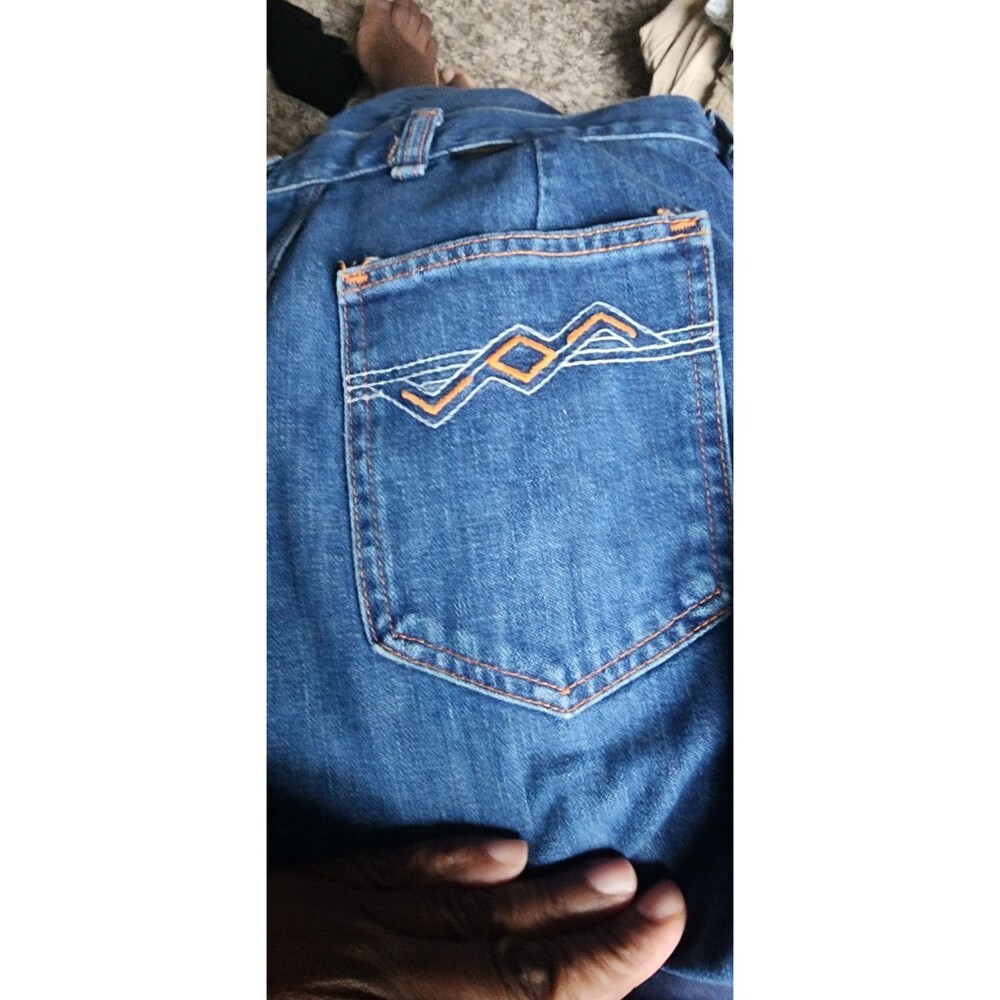 Wrangler Womens High Waist Hippie Jeans 70's Coin Pocket Made In USA Sz 30X33 - Picture 8 of 10